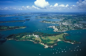 Golfe du Morbihan Les Gîtes de Mériadec au coeur du glfe du Morbihan en Bretagne sud.