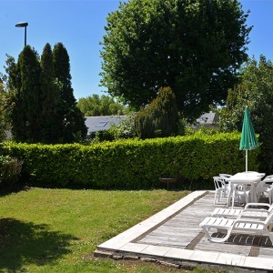 Terrasse du gite La Chapelle