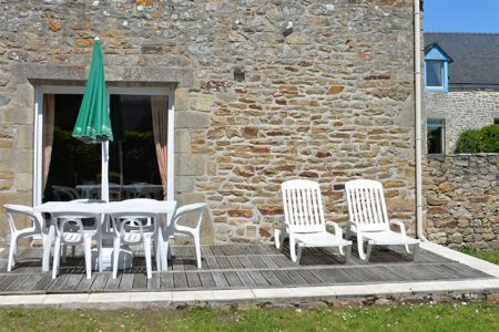 Terrasse et jardin privés pour la Chapelle